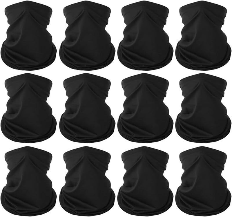 PuddingStation 6 Pieces Summer Face Cover Scarf Mens Neck Gaiter For Men Women UV Protection Face Breathable Sun Protection Cycling Running - Image 1